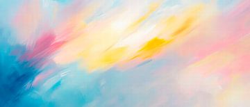 Couleurs abstraites - Couleurs pastel sur Poster Art Shop