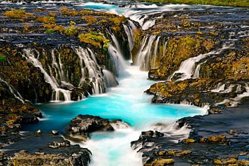 Bruarfoss-Wasserfall in Island