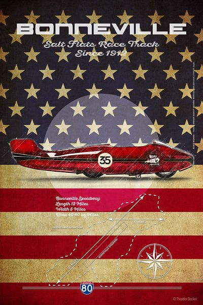 Bonneville Burt Munro Vintage by Theodor Decker