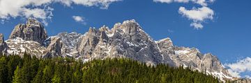 Panorama van de Dolomieten