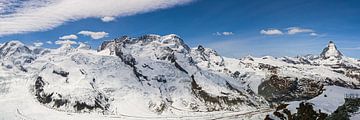 Panorama van de Matterhorn van Henk Meijer Photography