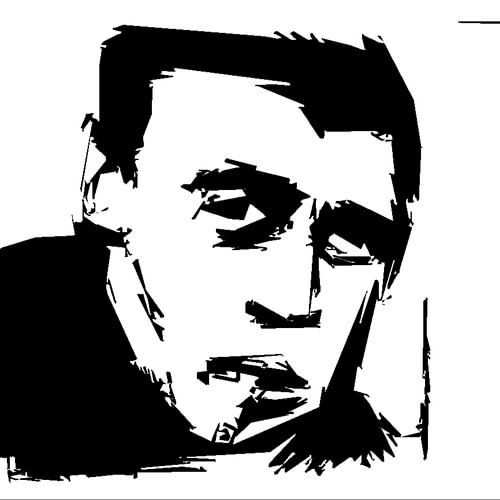 SINGER BLACK AND WHITE