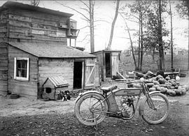 HD-Harley in der Scheune von harley davidson