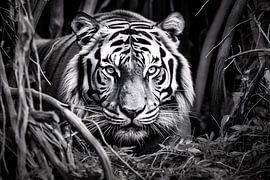 Silent Power in Black and White by Art & Soul Creations