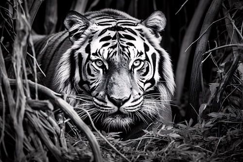 Stille Kracht in Zwart-Wit