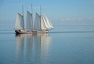 Zeilboot op Ijsselmeer van Remco Swiers thumbnail