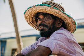 Porträt eines authentischen sri-lankischen Fischers