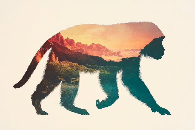 La nature au fil de l'eau par Poster Art Shop