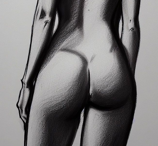 Buttocks by Eye catching paintings