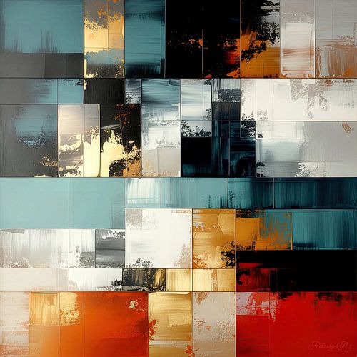 Tegels als abstracte schilderkunst 2