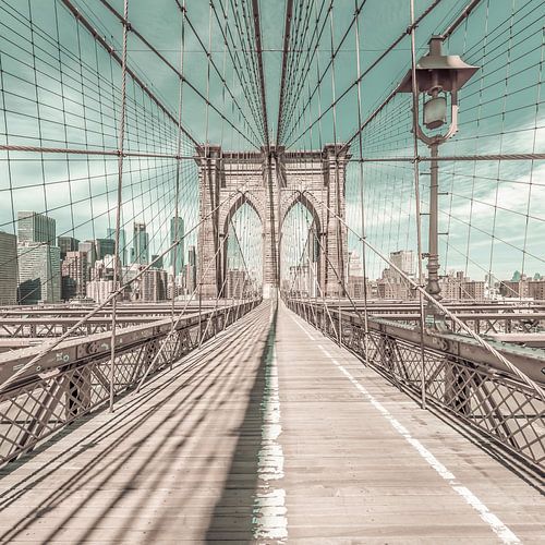 NEW YORK CITY Brooklyn Bridge | stedelijke vintage stijl