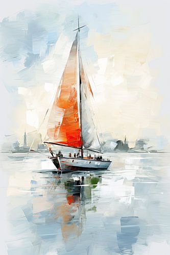 Sailboat abstract