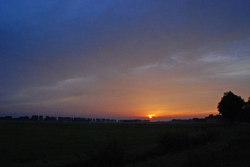opkomende zon  by Marten Wieringa