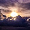 Alors que le soleil se fraie un chemin à travers les nuages sur Foto Studio Labie