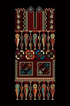 Modèle d'ornement Tatreez 57 sur Richard Laschon