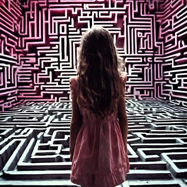 Maze Girl by Gert-Jan Siesling