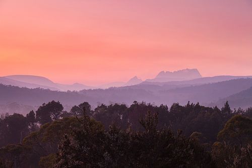 Tasmanië Cradle Valley Zonsopgang - Nationaal Park -