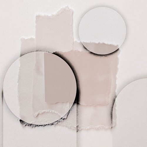 Zacht minimalisme in cirkelvormen Blush