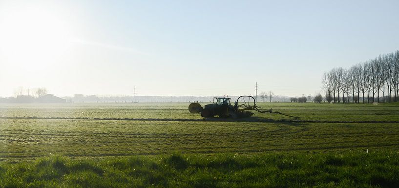 Paysage de polders néerlandais, Brabant par TPJ Verhoeven Photography