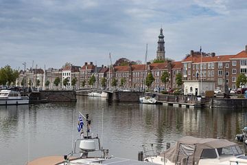 Jachthaven in de Lente, Middelburg, Nederland van Imladris Images