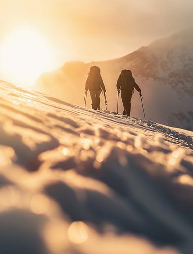 Winter landscape adventure