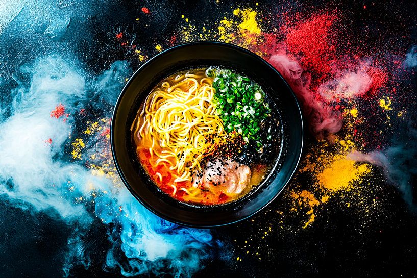 Beschlagene Fenster mit Farbenspiel von Imperial Art House