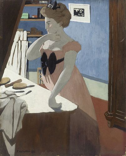 Misia aan haar kaptafel, Félix Vallotton...
