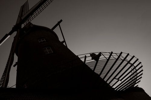 Kazandmolen in avondlicht