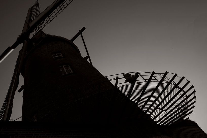 Le moulin de Kazan dans la lumière du soir par Cathfish photography by Cathie Lefieuw