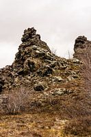 Dimmuborgir, lavalandschap in IJsland