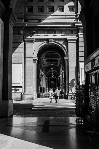 Locals in the Italian city of Florence