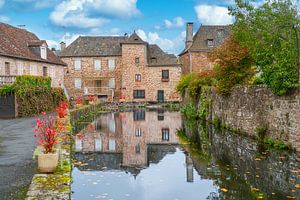 Französisches Haus am Felswasser von Ivo de Rooij