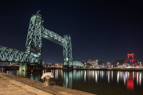 Rotterdam - Koningshavenbrug "de Hef" + Willemsbrug
