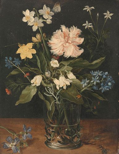 Stilleven met Bloemen in een vaas, Jan Brueghel