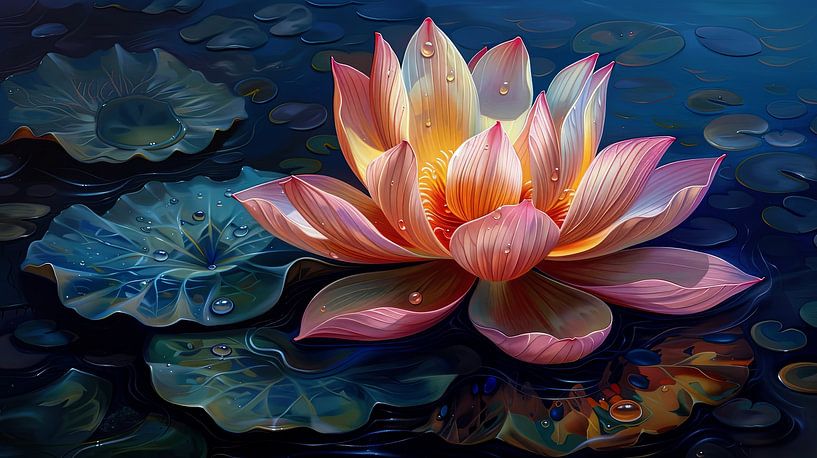 Fleur de lotus par Egon Zitter