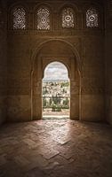 Alhambra Moorish Window and Decoration Granada