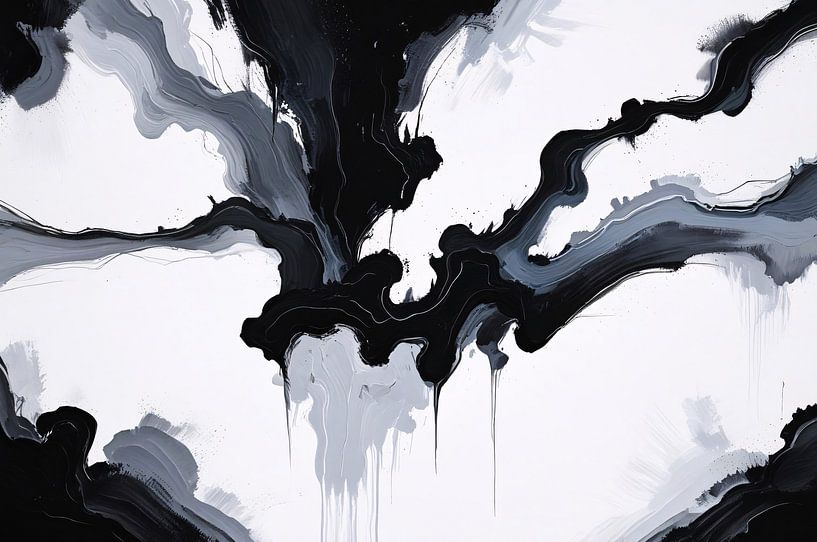 Monochrome Dynamics in Black and White by Art & Soul Creations