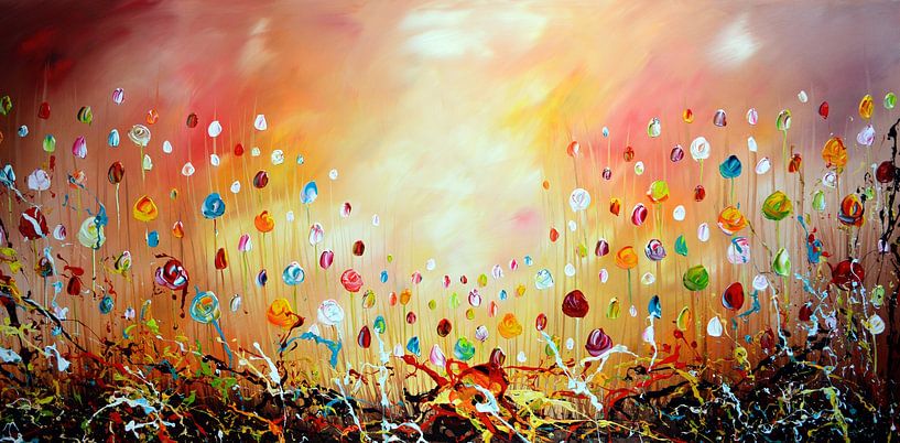 Flowers by Gena Theheartofart