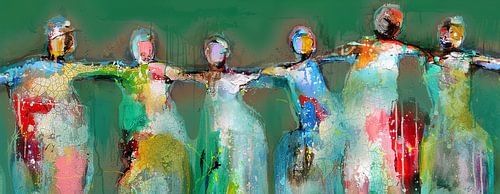 connected people green