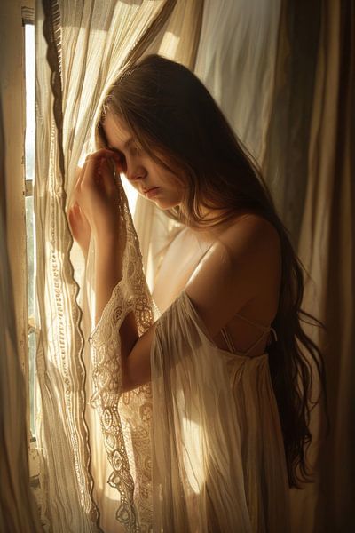 Hauchzarte Traurigkeit im Licht von Poster Art Shop