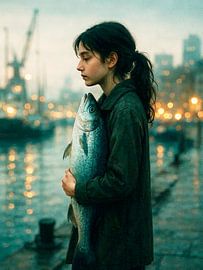 Le poisson dans la main 08 sur Fernando Vieira