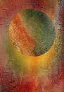 Planet Circle Structure 2 Red by Claudia Gründler thumbnail