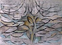 Bloeiende appelboom, Piet Mondriaan