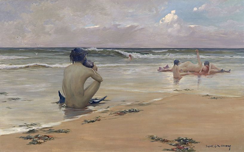 Rupert Bunny, Meeresidylle, um 1891 von Atelier Liesjes