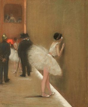 Achter het gordijn van het ballet, Henri Gervex