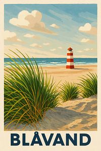 Le phare de Blåvand - la poésie des dunes sur la côte ouest du Danemark