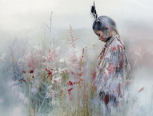 Sadness in the Field of Flowers