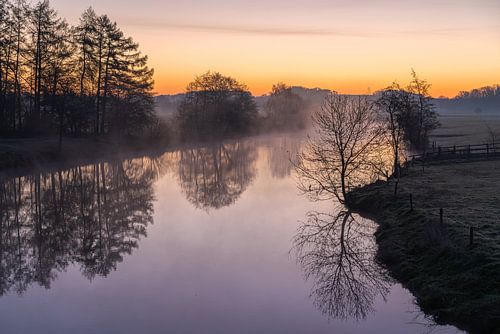 Ruhr bei Schwerte, Ruhrgebiet, Nordrhein-Westfalen, Deutschland