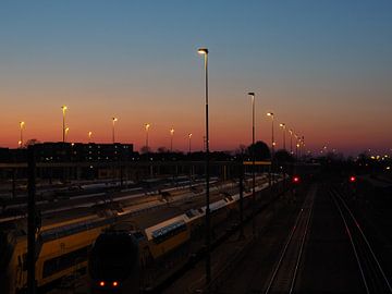 Trains in Nijmegen by Inge Willems