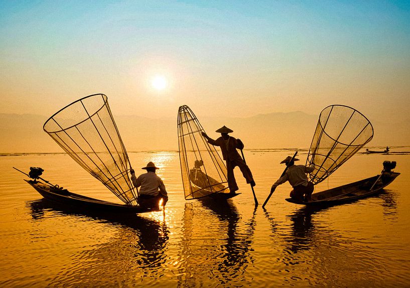 Chinese Fishermen by Truckpowerr